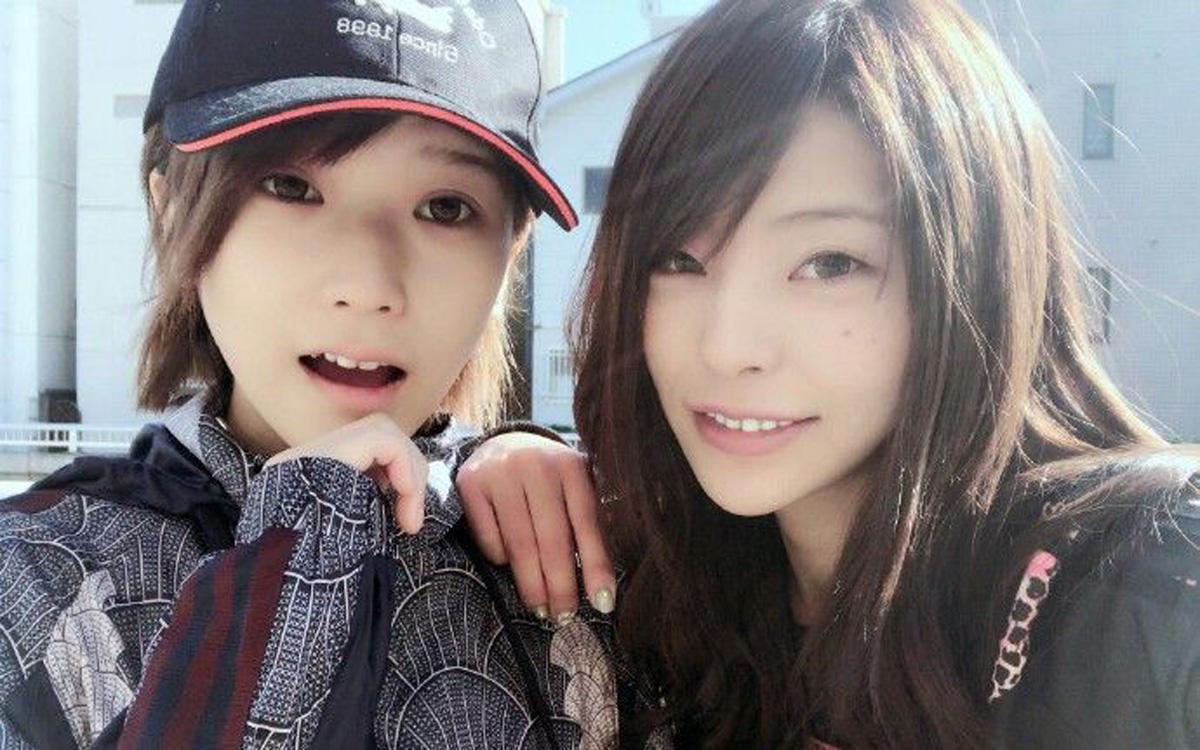 This lesbian couple are porn stars Sora Shiina and Eririka Katagiri!  LalaTai pic
